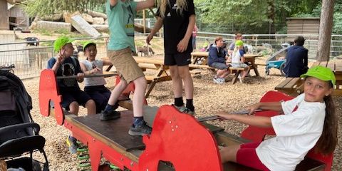 Ausflug der Vierties in den Brückenkopfpark