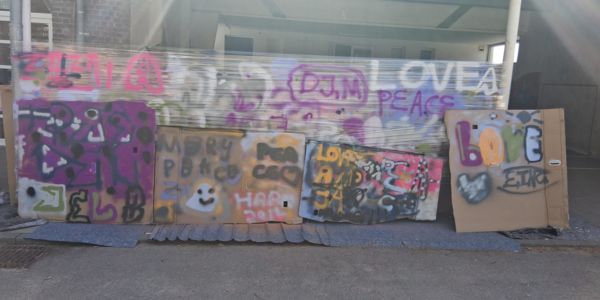 Graffiti Projekt der Vierties