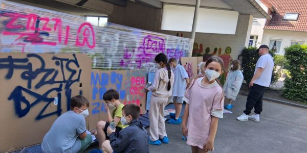 Graffiti Projekt der Vierties